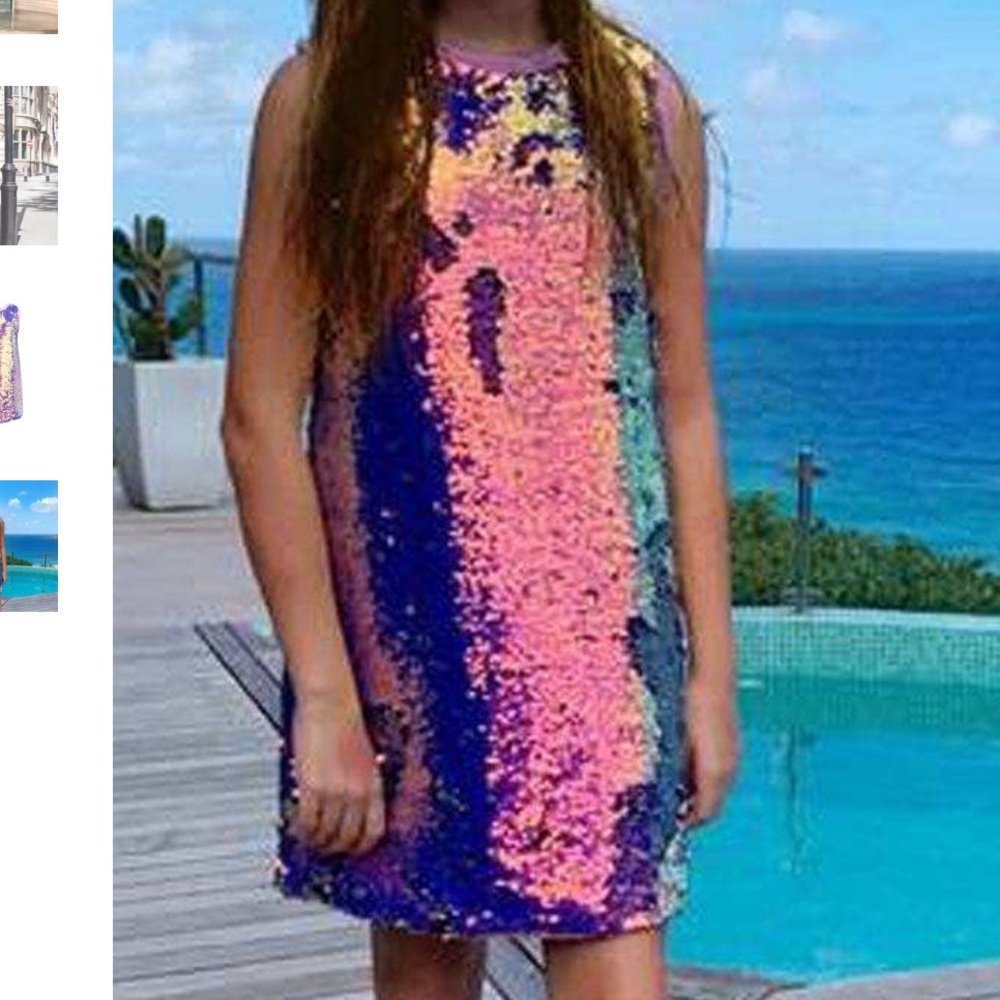 Lola and the boys sequin dress - Picture 2 of 6